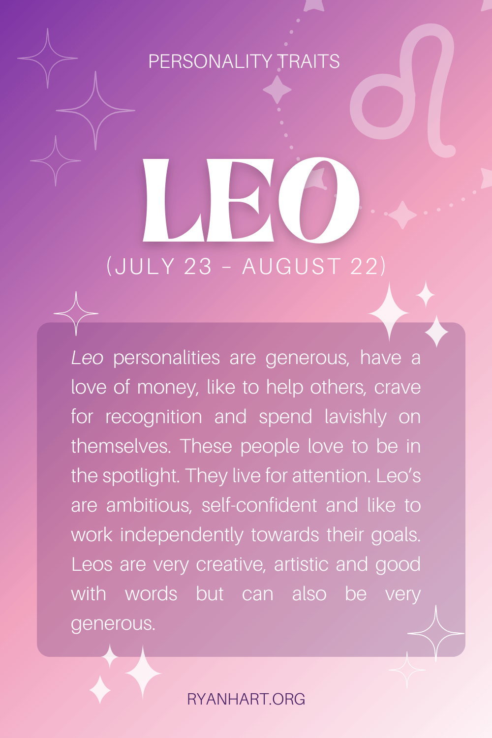 Characteristics Of July 23 Sign